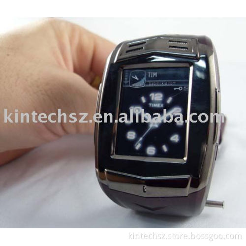 New Watch Mobile Phone == K001, quadband, first watch phone with pinhole camera